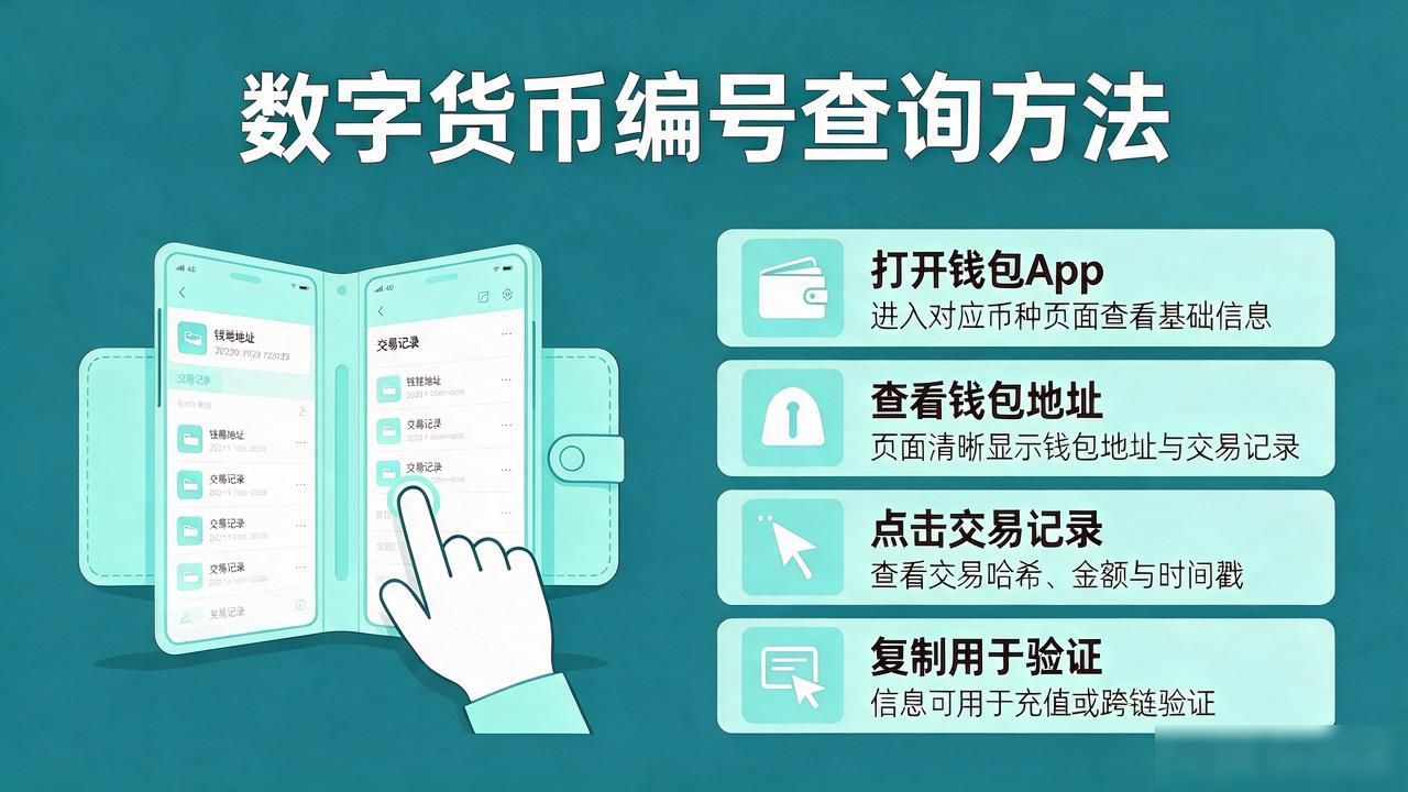 数字货币怎么查编号的_钱包地址交易哈希查询指南_数字货币链上唯一标识查询方法