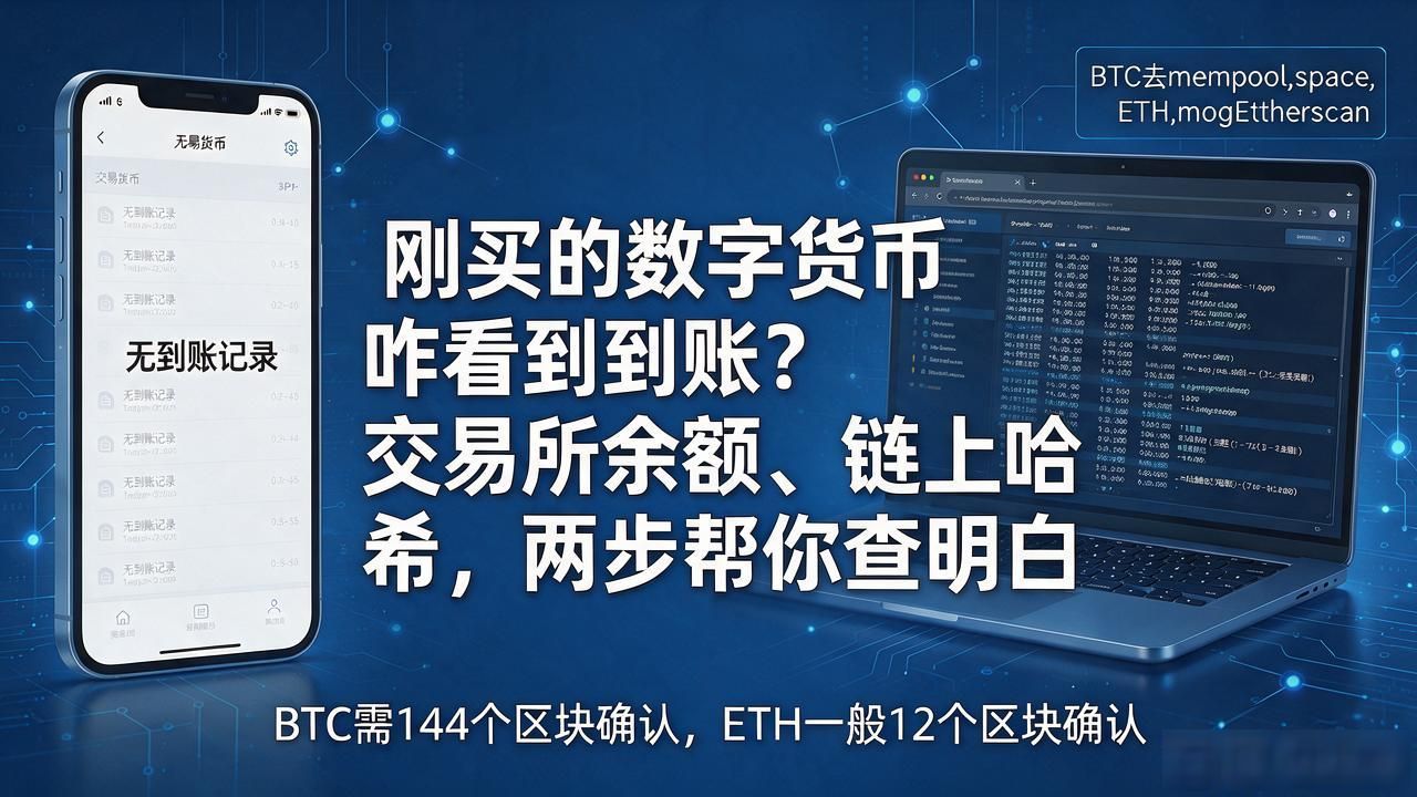 链上确认数怎么看_数字货币咋看到到账_数字货币到账慢怎么查