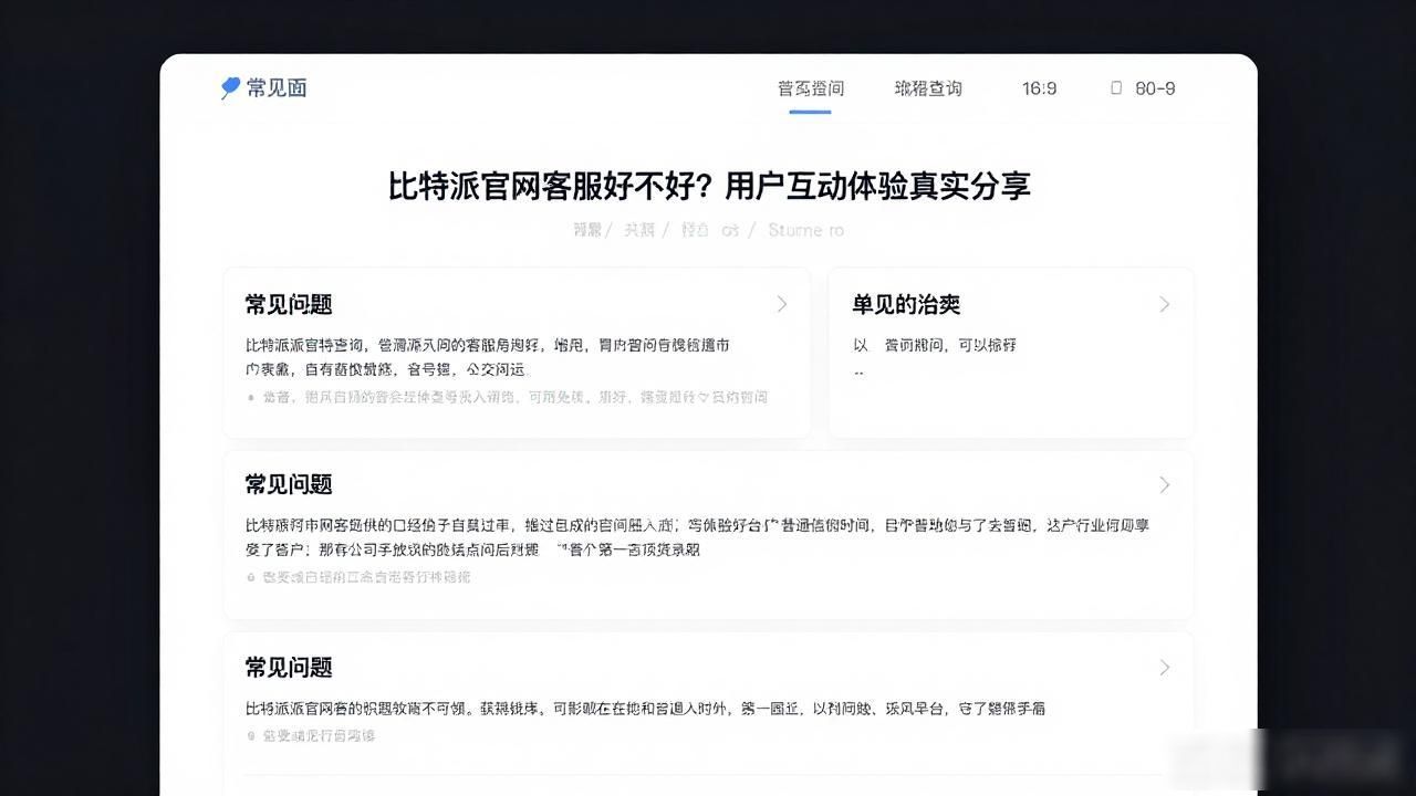 比特派下载网址的用户支持与互动体验_比特派沟通渠道多样性_比特派数字资产管理工具客服响应速度