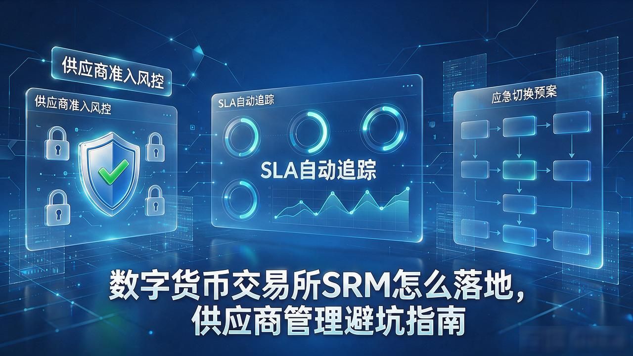 数字货币srm_数字货币SRM供应商管理_链上安全审计服务商SLA追踪