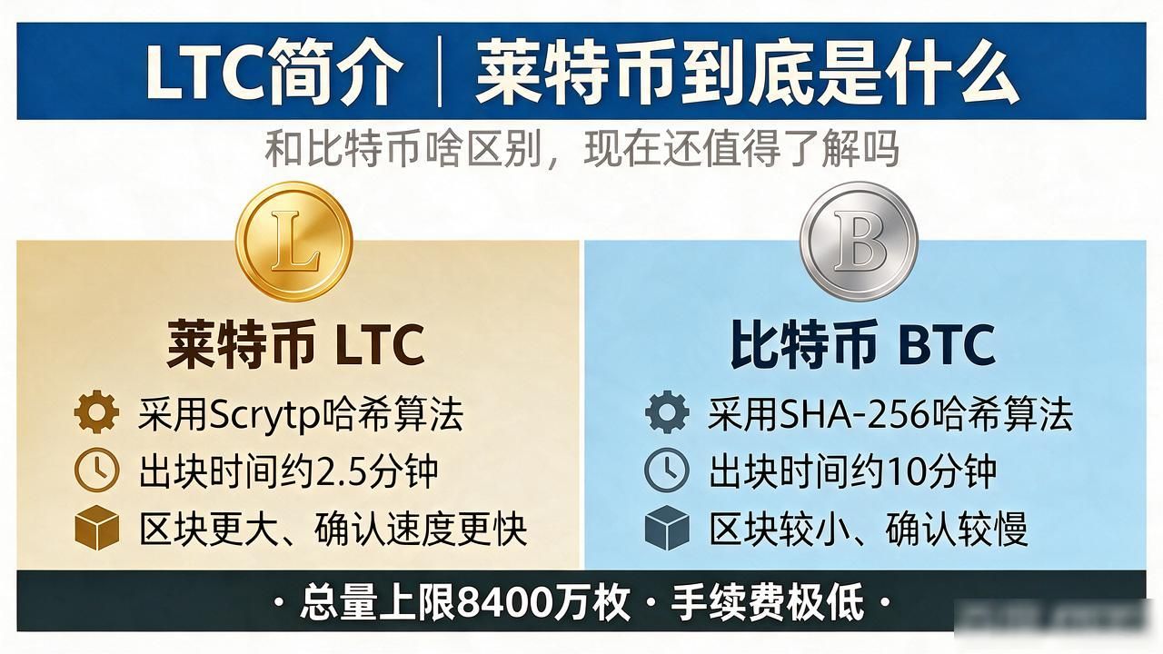 Scrypt算法优势_莱特币LTC与比特币区别_数字货币ltc简介