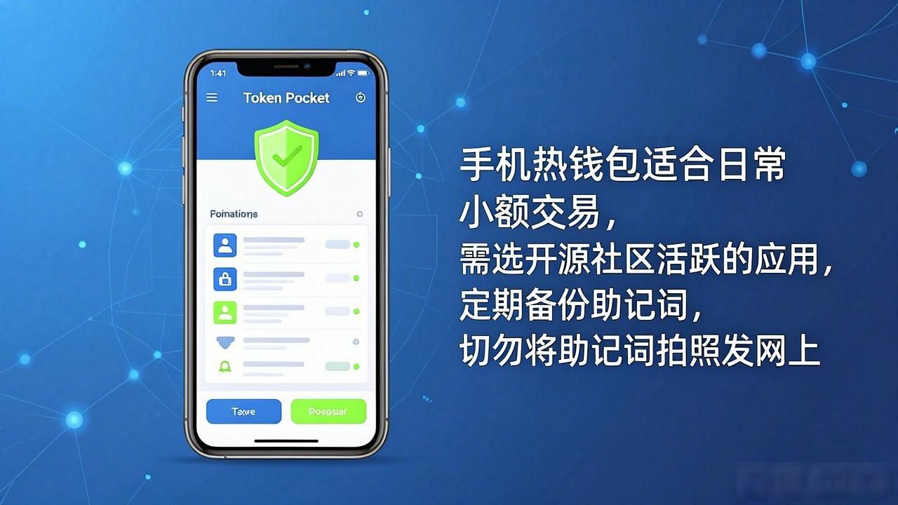 手机热钱包 Token Pocket imToken 开源社区_硬件钱包 Ledger Trezor 私钥安全_数字货币储存应用