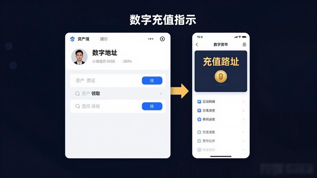 数字货币新手买币充币基础操作指南_数字货币充币与买币_加密货币充币选错网络资产丢失风险