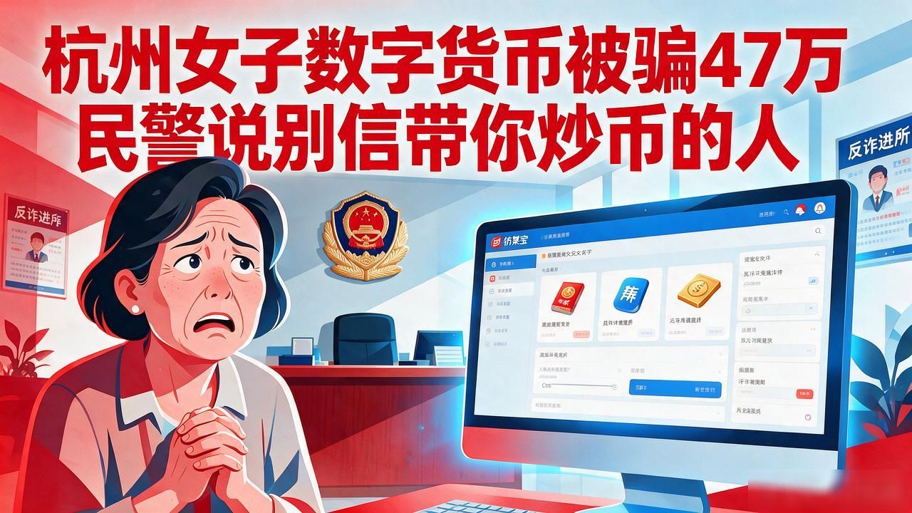 数字货币骗局_杭州女子数字货币被骗_投资平台骗局
