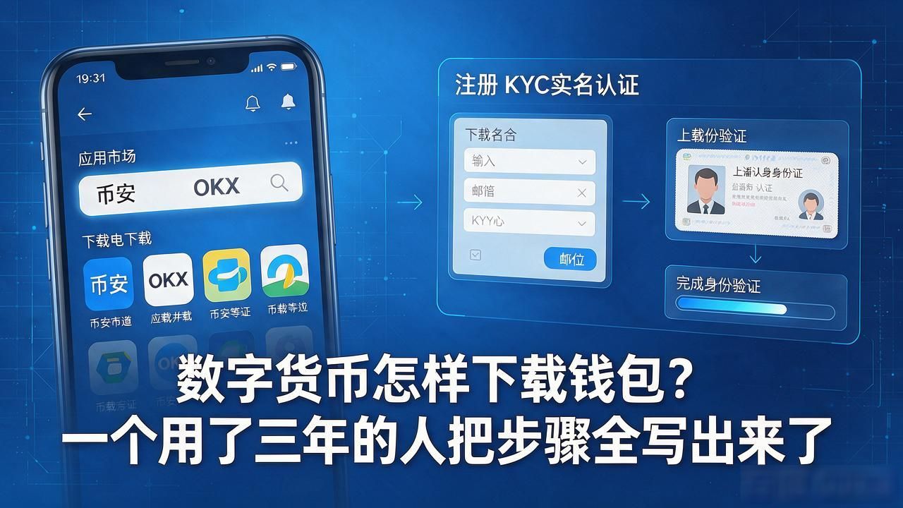 新手交易所APP安装教程_数字货币怎样下载_数字货币钱包下载指南
