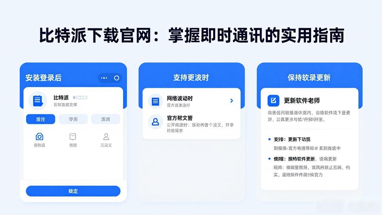 如何通过比特派下载网址保持信息交流？_区块链生态下载_官方渠道安全保障