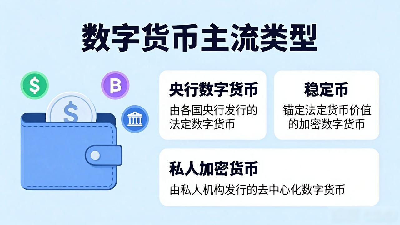 数字货币是怎样的形式_加密货币央行数字货币稳定币的区别_数字货币的主要形式及特点