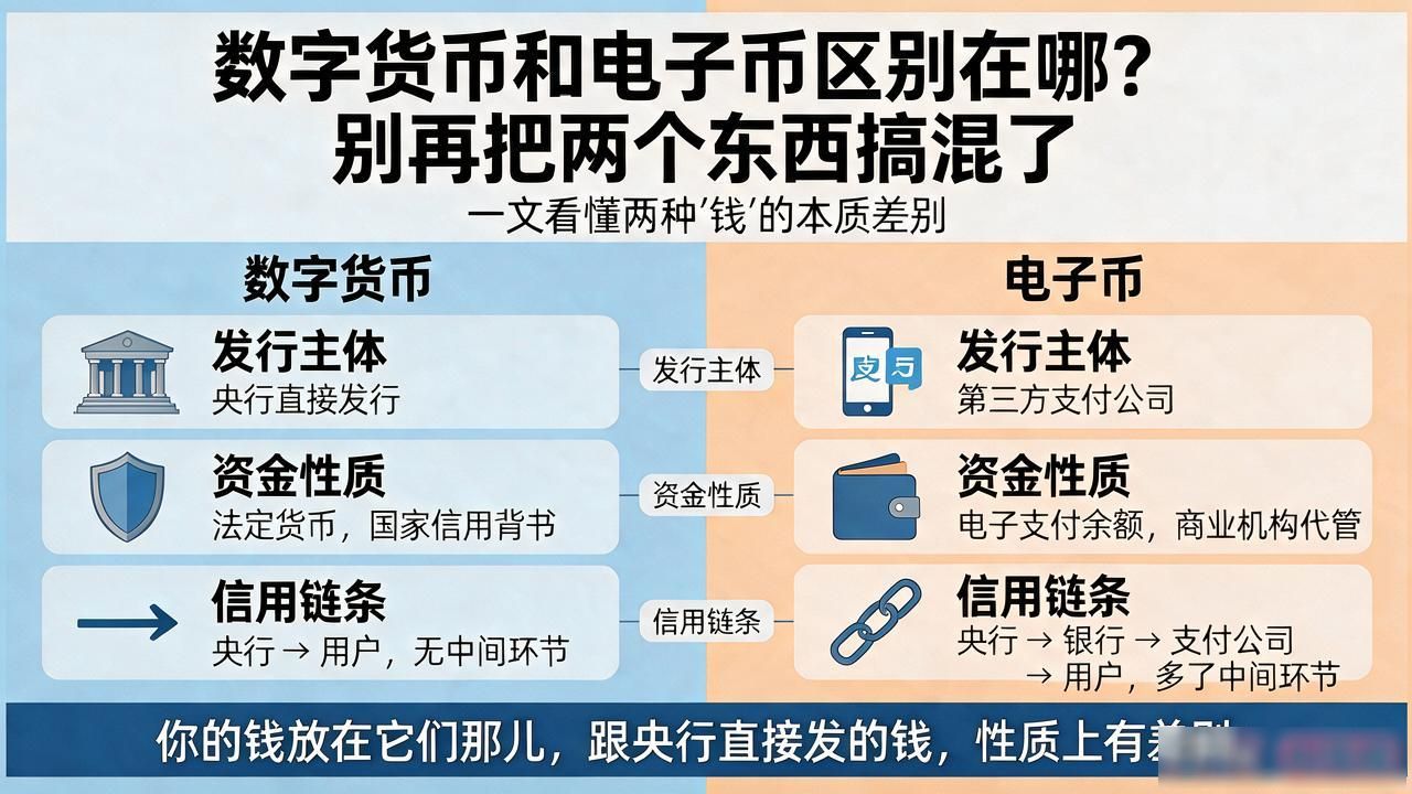数字货币和电子币区别_数字人民币与支付宝余额区别_央行数字货币使用场景