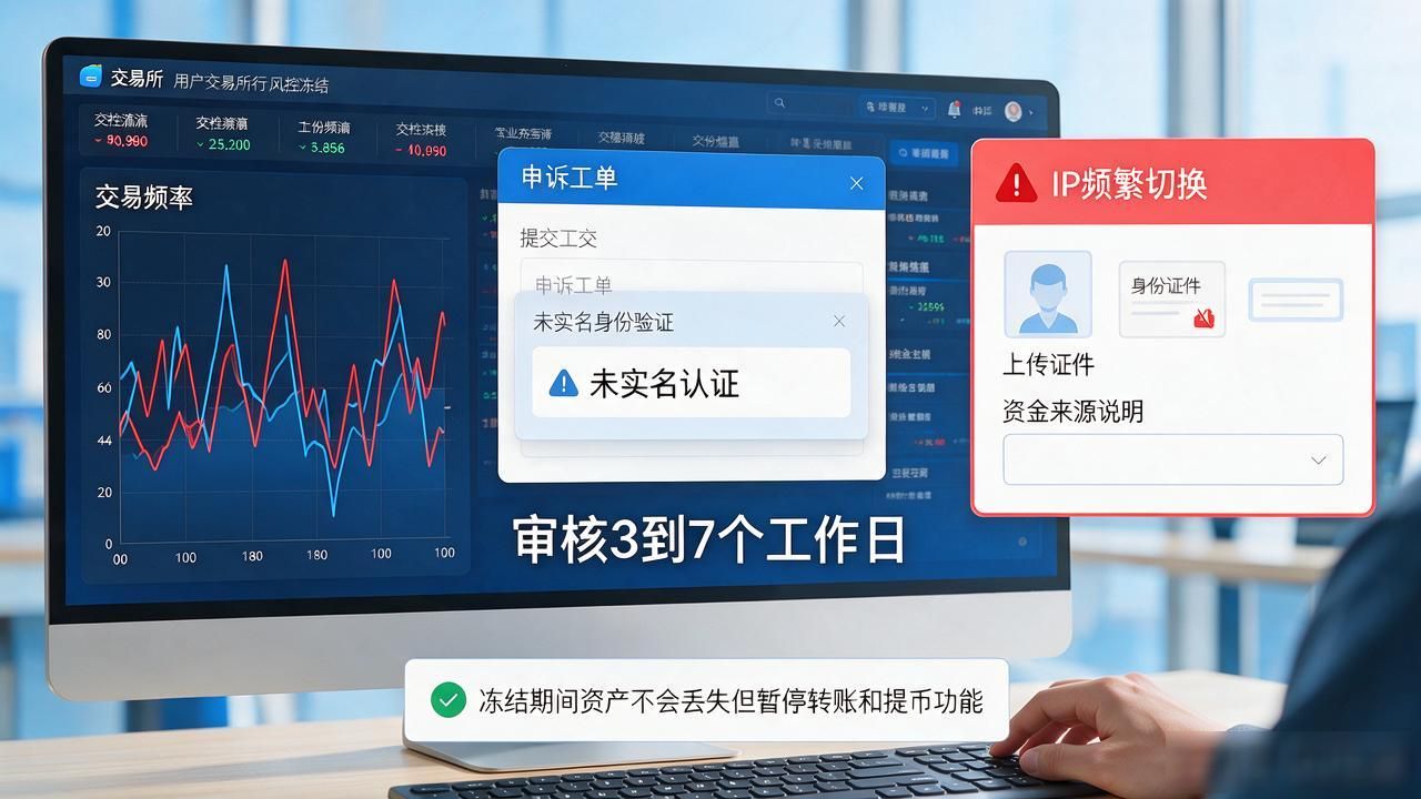 数字货币账户冻结怎么办_数字货币怎么解除_交易所账户风控冻结解除方法