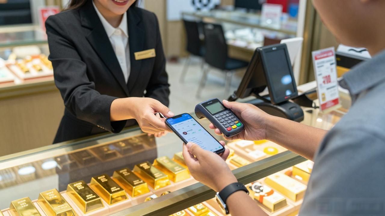 泰国金店USDT扫码买黄金_USDT跨境支付越南工厂_数字货币兑换实物