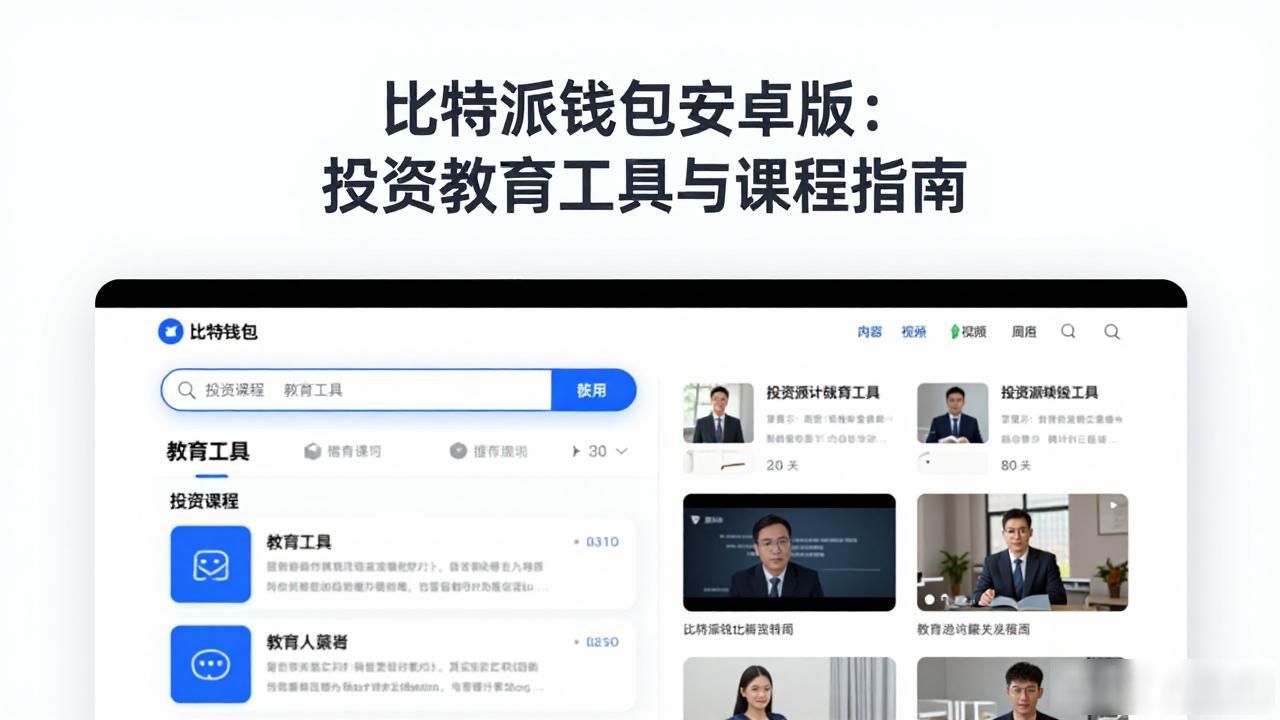 比特派钱包安卓官网投资教程_学习中心课程资源_如何在比特派钱包安卓官网中找到投资的教育工具与课程？