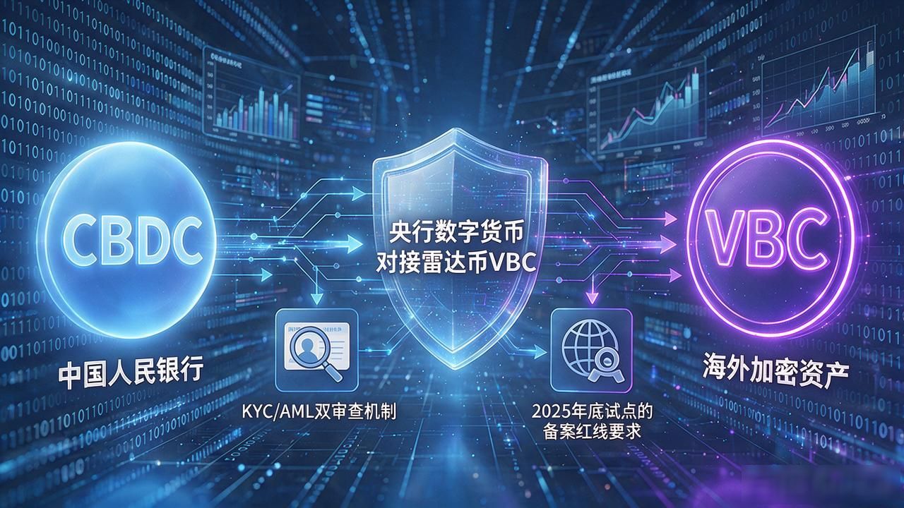 央行数字货币与加密资产交互_雷达币VBC CBDC对接路径_央行数字货币对接雷达币VBC