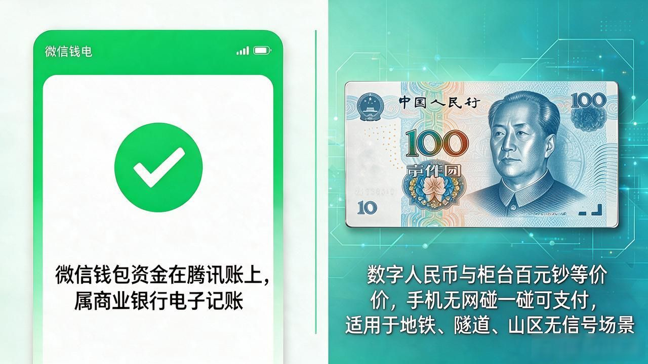 什么叫中国的数字货币_数字人民币与比特币的区别_数字人民币和微信支付宝有什么不同