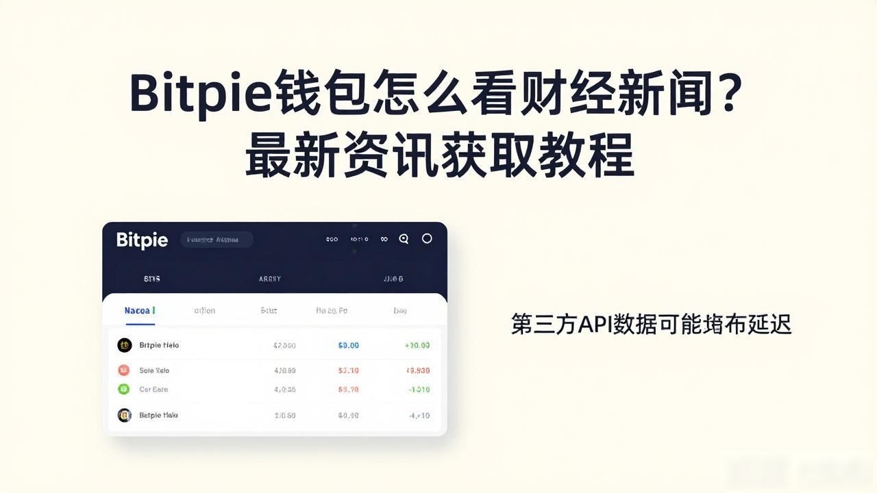 Bitpie钱包DApp浏览器_Bitpie钱包财经资讯_在Bitpie钱包中获取最新财经资讯的方法
