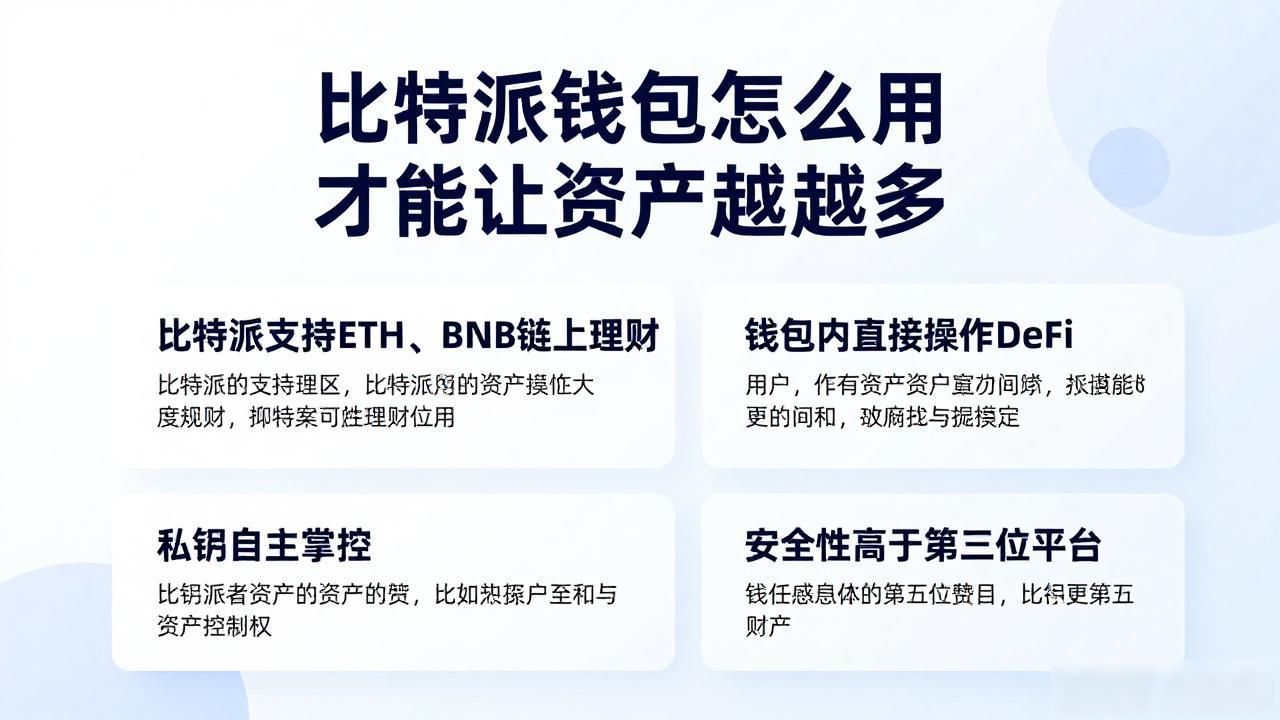 比特派钱包资产管理_如何通过比特派钱包实现资产增值?_比特派钱包质押增值