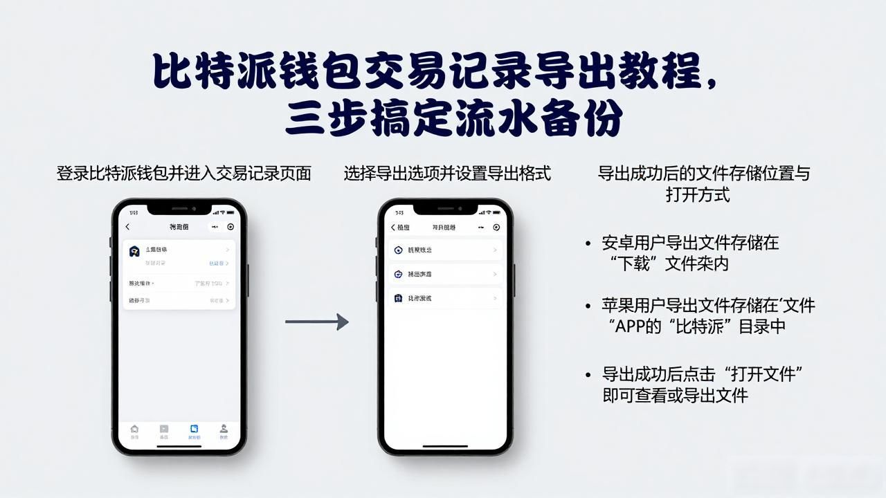 比特派钱包资产页面交易记录导出CSV_如何在比特派钱包APP中进行交易记录导出_比特派钱包交易流水导出教程